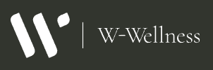 W‑Wellness logo in white on a dark background, representing the trusted supplement platform Dr Halliday is affiliated with.