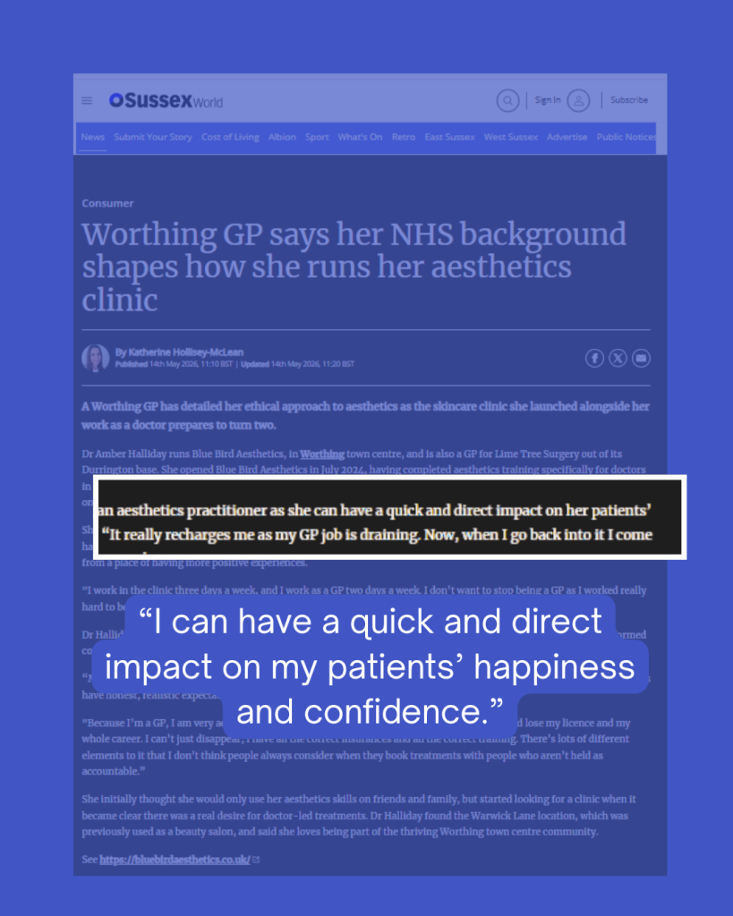 Quote: I can have a quick and direct impact on my patients’ happiness and confidence.